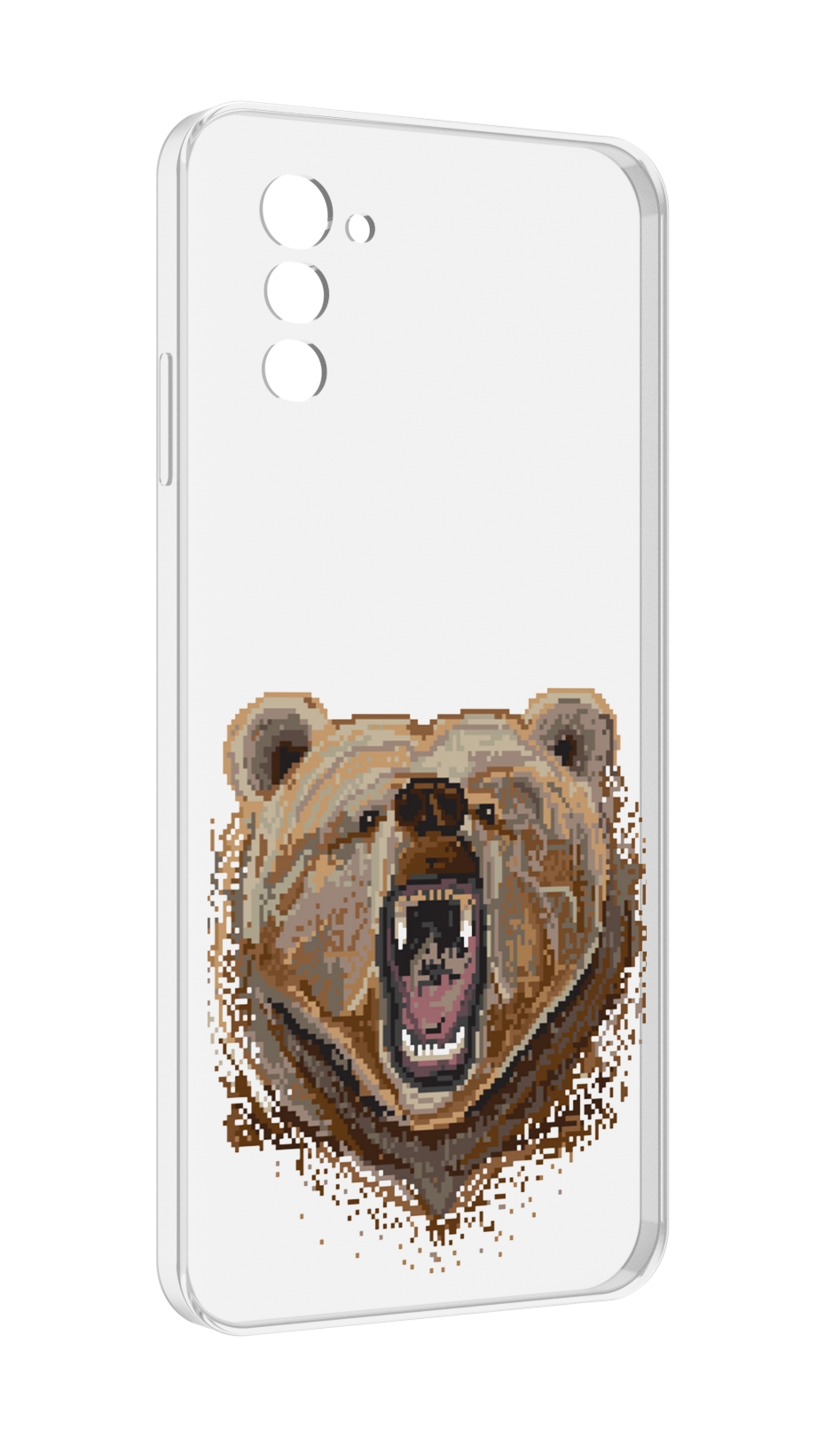 

Чехол MyPads пиксельный медведь для UleFone Note 12 / Note 12P, Прозрачный, Tocco