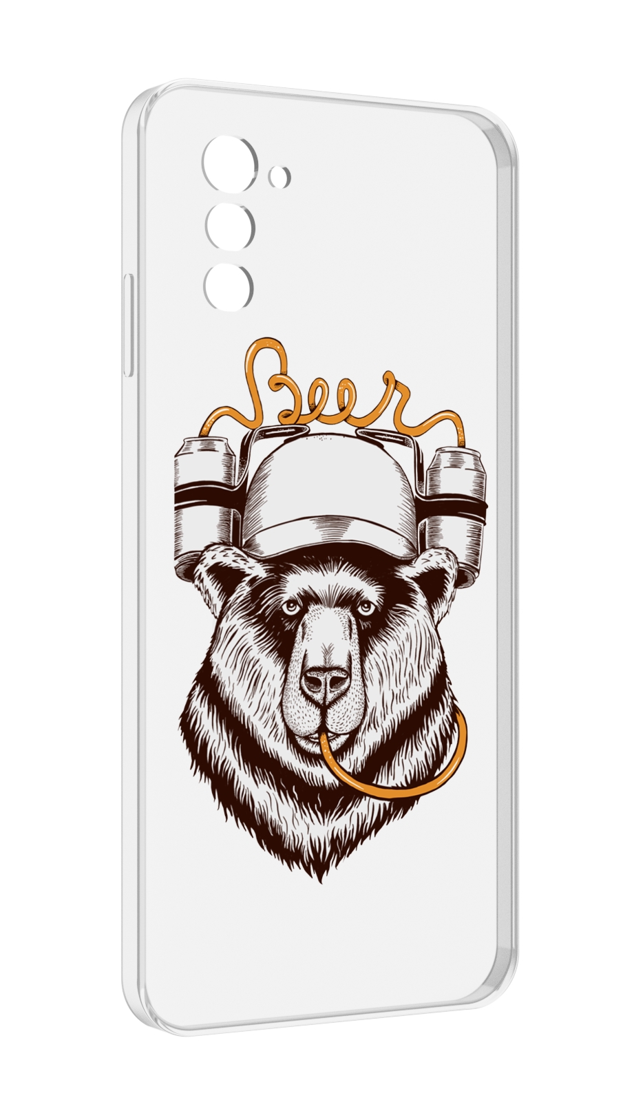 

Чехол MyPads пивной медведь для UleFone Note 12 / Note 12P, Прозрачный, Tocco