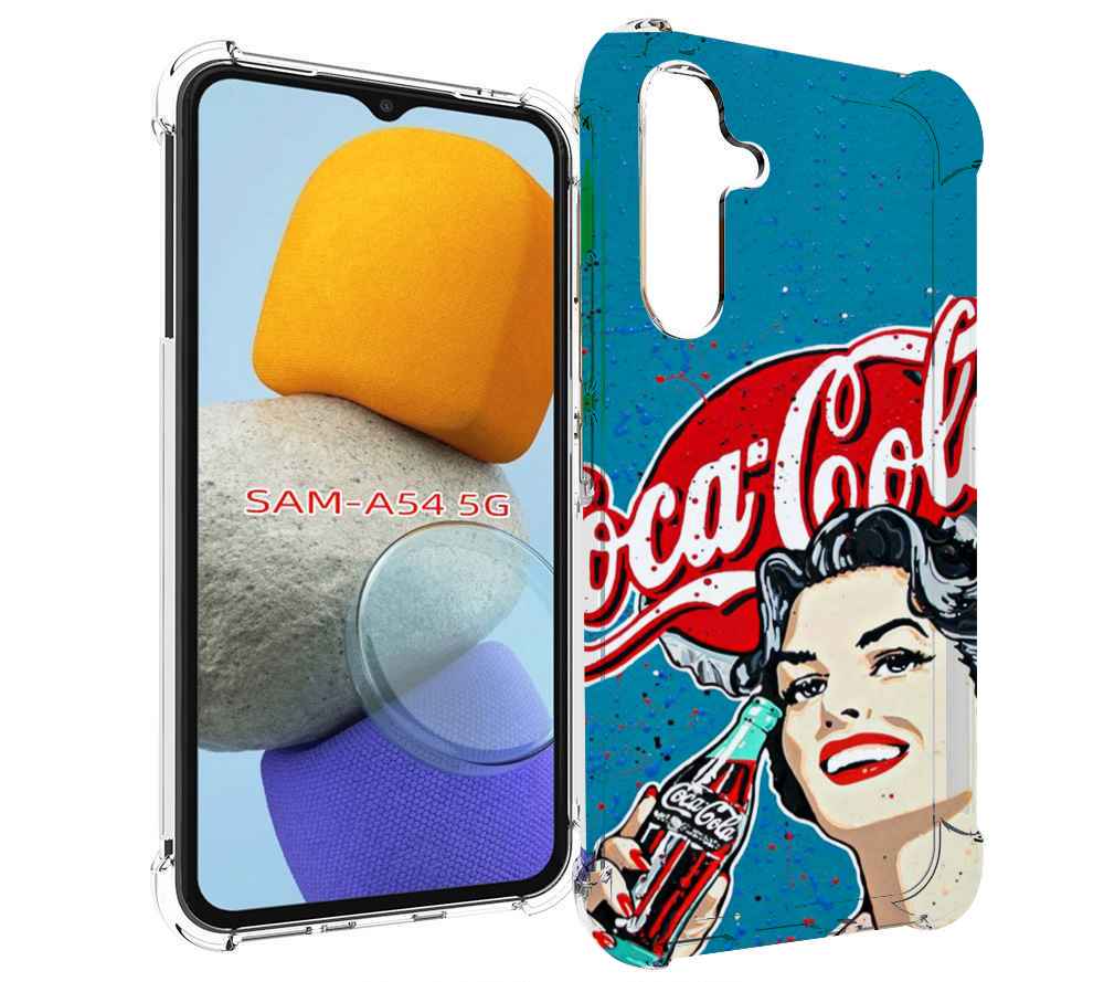 

Чехол MyPads вкусная кола картинка для Samsung Galaxy A54, Tocco
