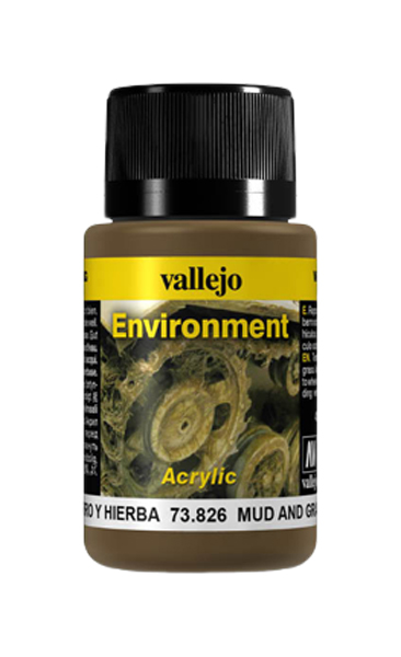 фото Краска vallejo weathering effects 40ml. mud and grass effect 73.826