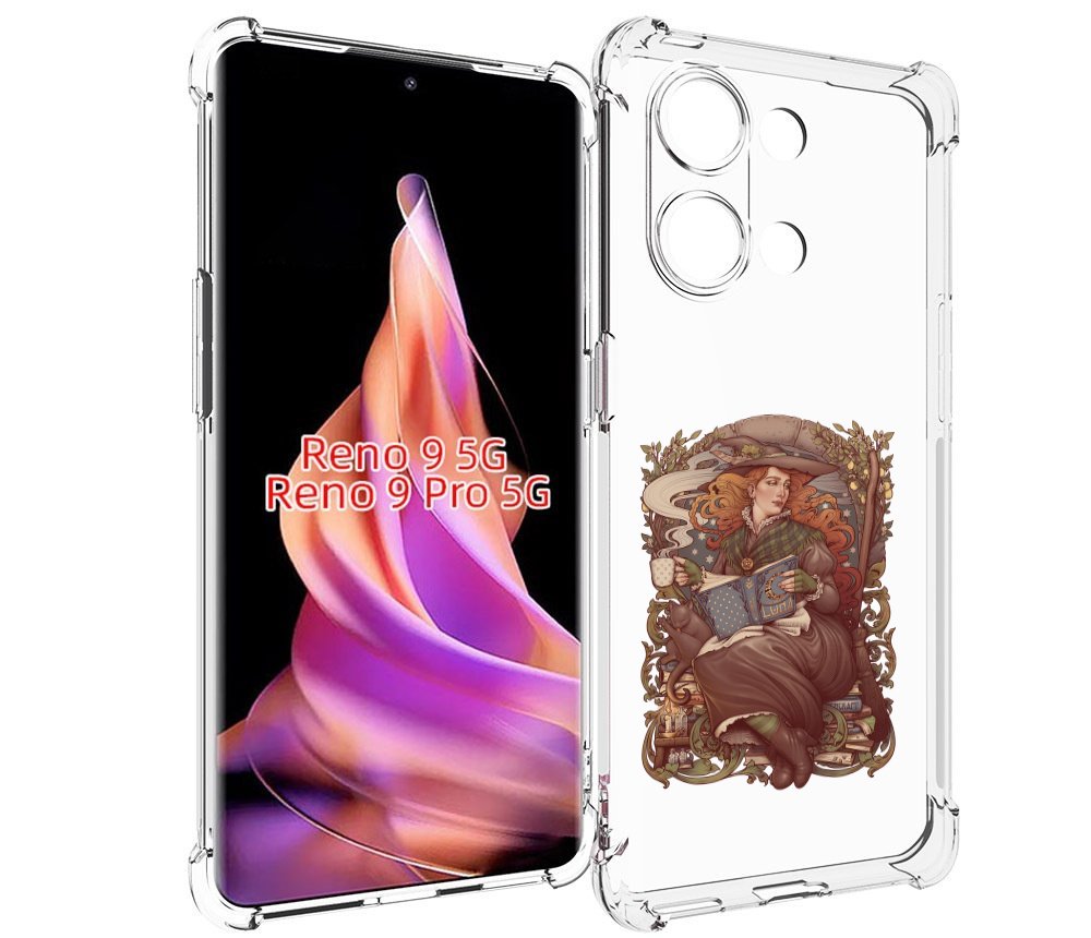 

Чехол MyPads Женские_126 для Oppo Reno 9/Reno 9 Pro, Прозрачный, Tocco
