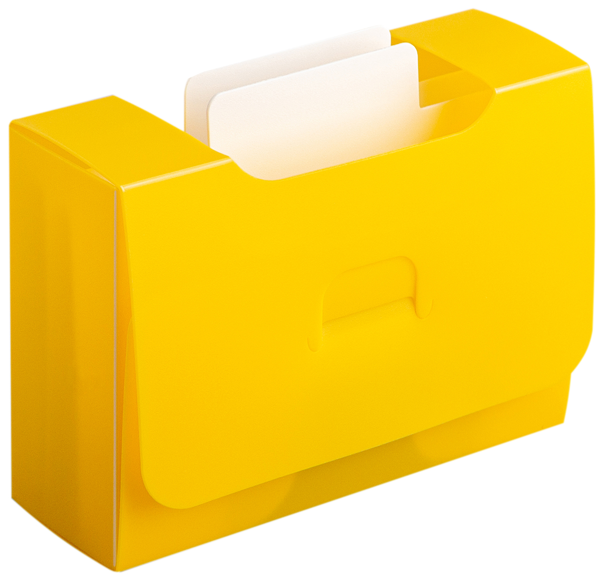 фото Органайзер meeple house для карт uniq card-file standard - 30 mm жёлтый ucfst30yellow