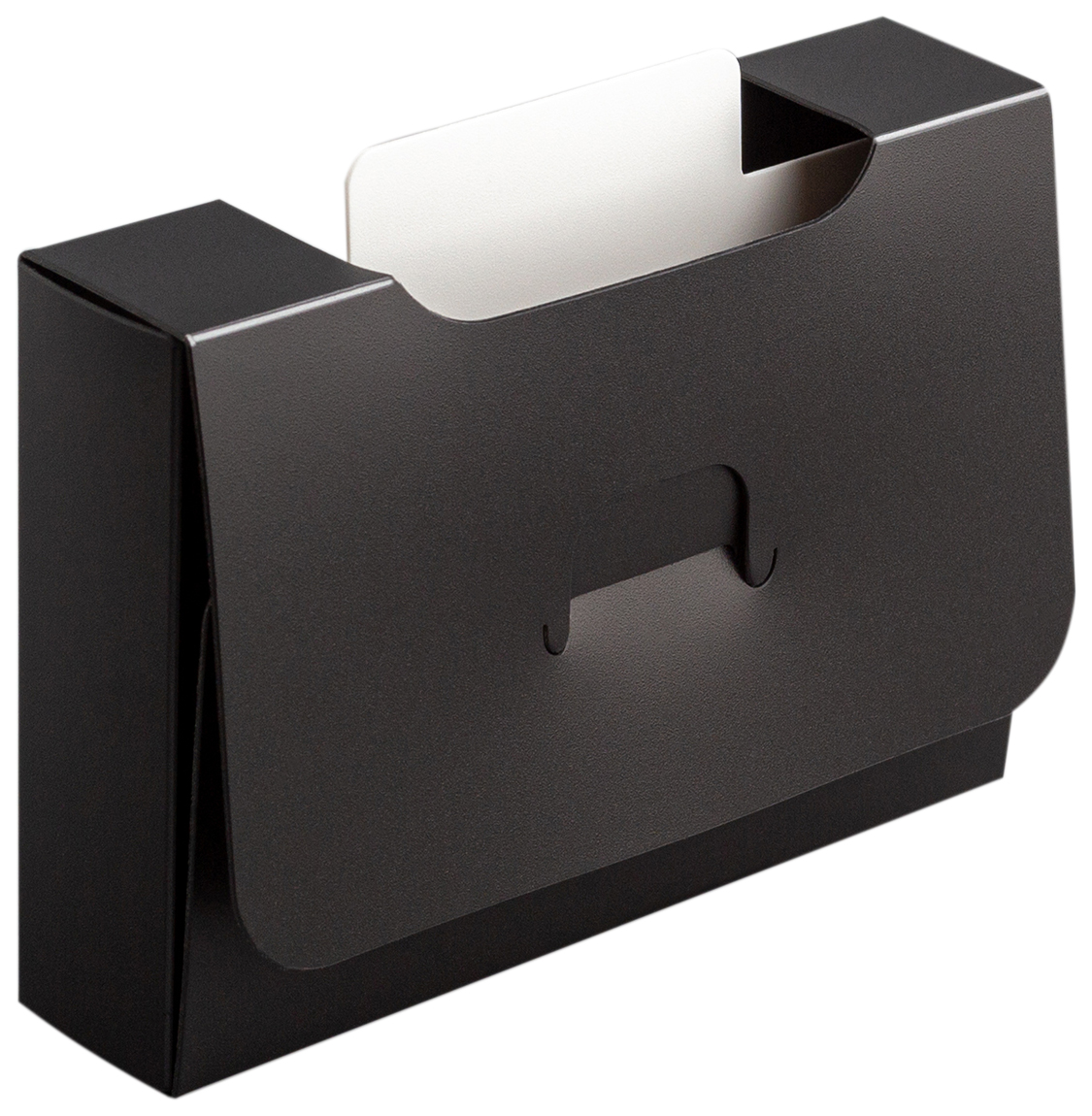 фото Органайзер meeple house для карт uniq card-file standard - 20 mm чёрный ucfst20black