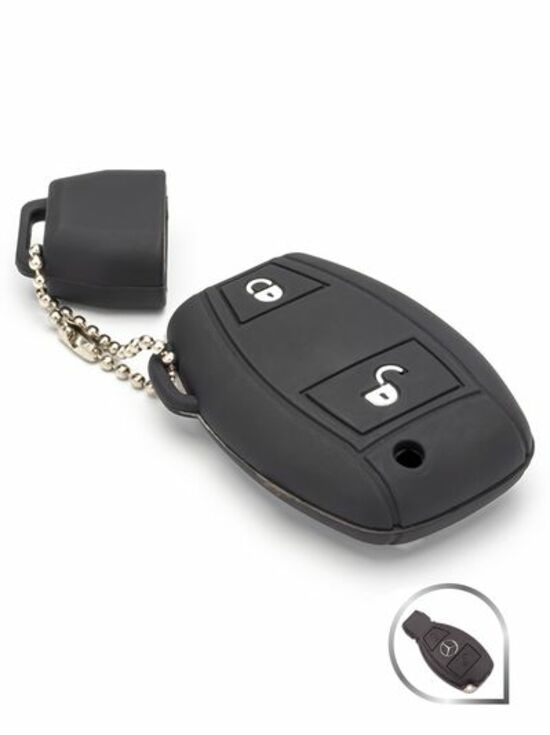 

Чехол SLK силиконовый для ключа Mercedes-Benz (1110), Черный