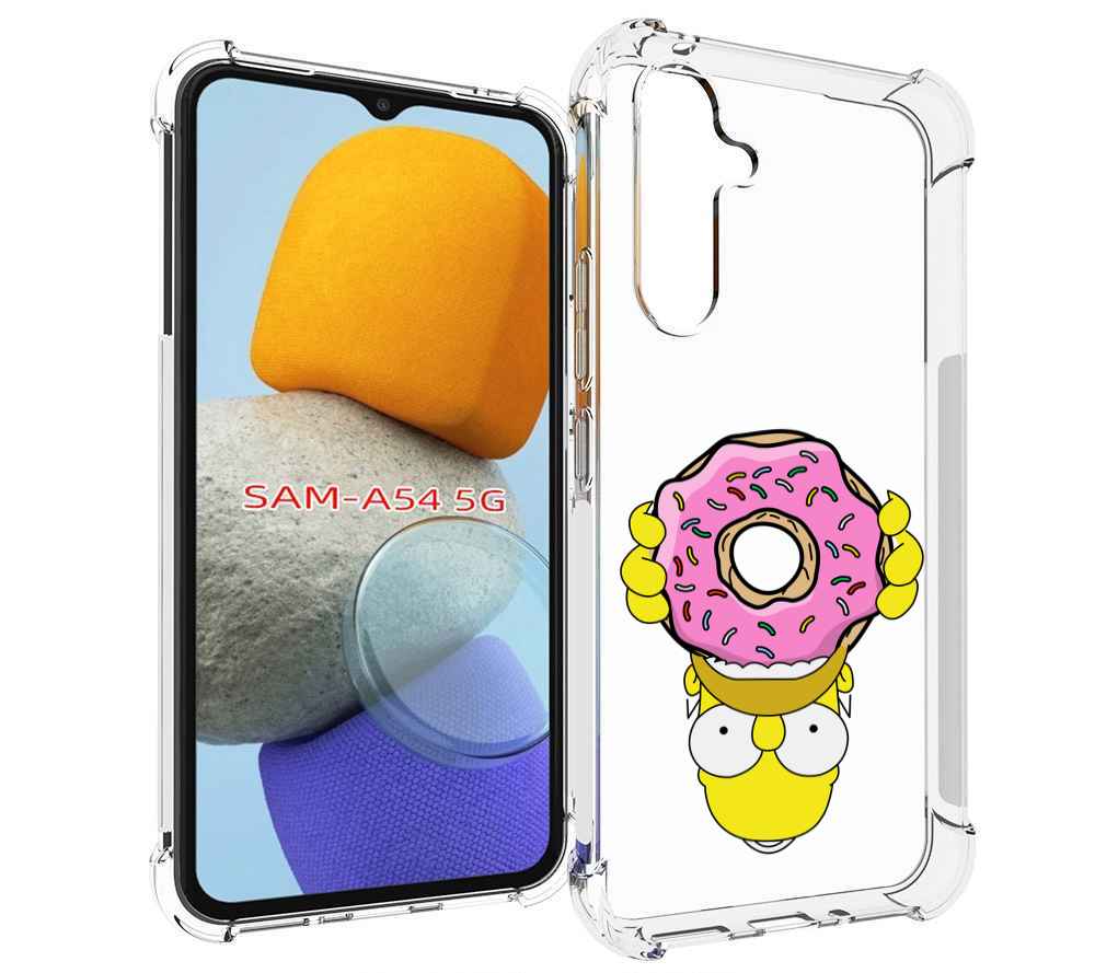 

Чехол MyPads большой-пончик для Samsung Galaxy A54, Tocco