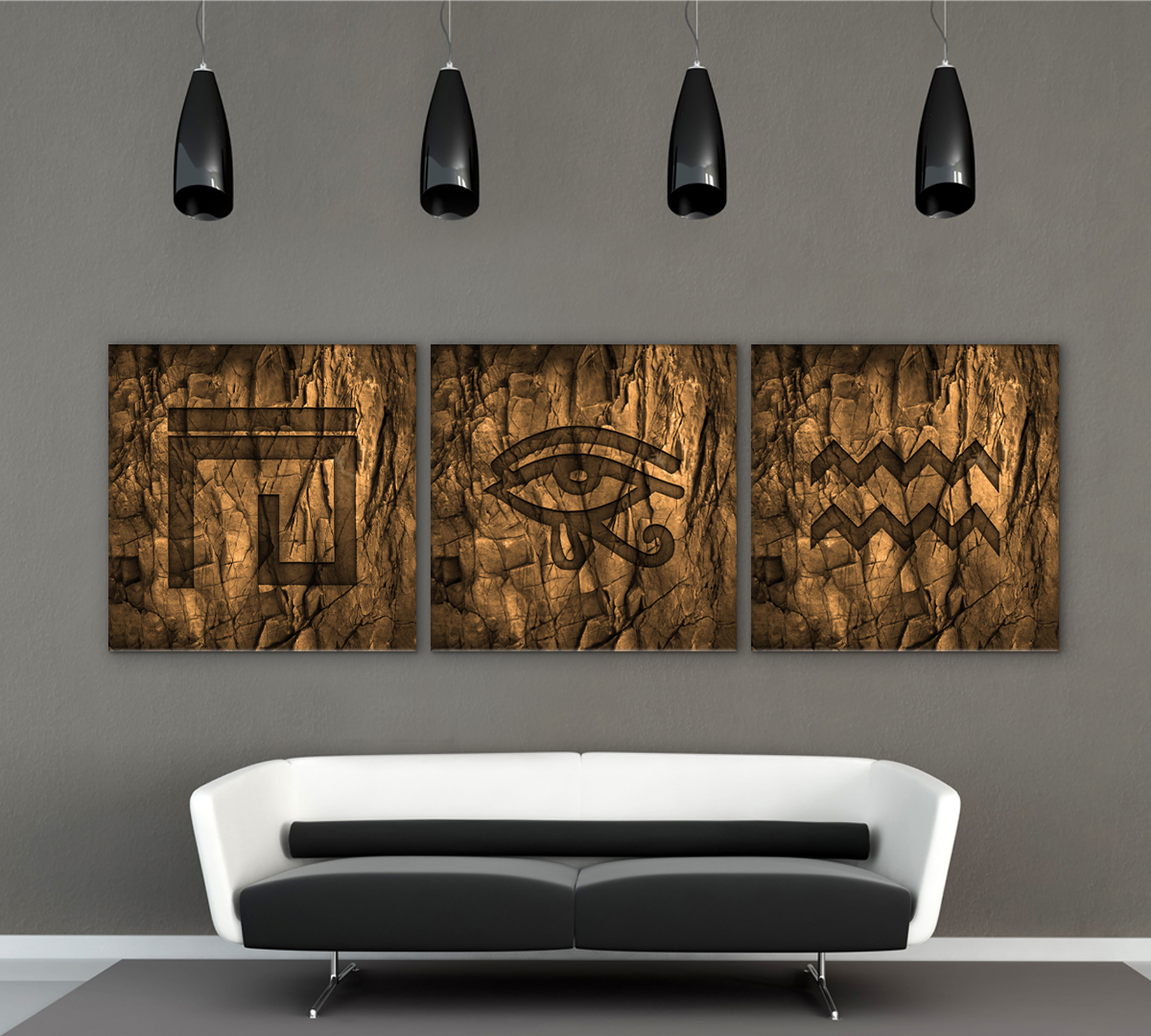 

Модульная картина на холсте Poly Print Art Вечность и мироздание 60х180 см.