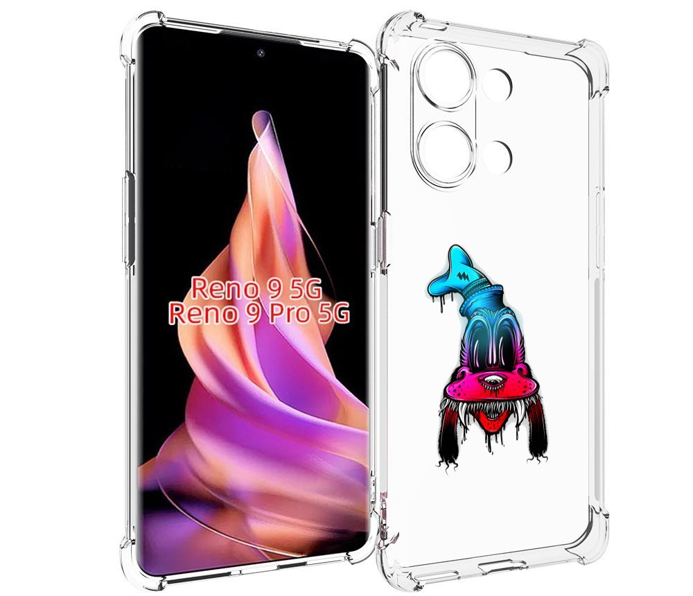 

Чехол MyPads Гуффи для Oppo Reno 9/Reno 9 Pro, Прозрачный, Tocco