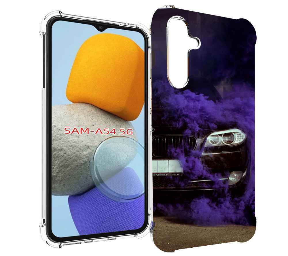 

Чехол MyPads бмв-с-фиолетовым-дымом мужской для Samsung Galaxy A54, Tocco