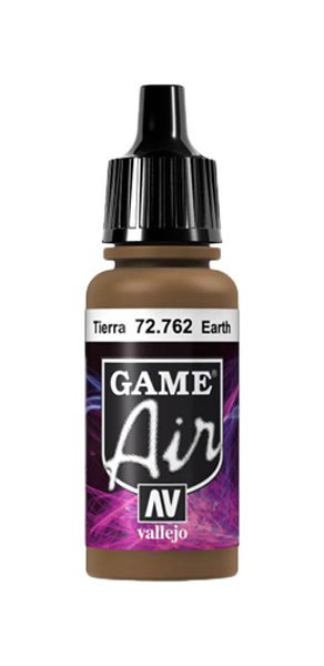 фото Краска для аэрографа vallejo game air 762-17ml. earth 72.762