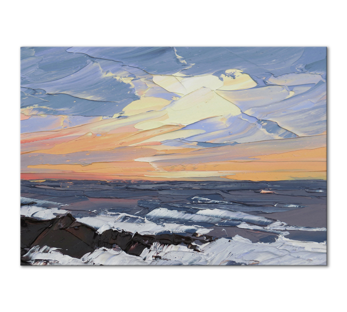

Картина интерьерная на холсте Poly Print Art Океан 60х40 см.