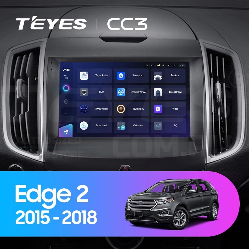 Штатная магнитола Teyes CC3 432 Ford Edge 2 2015-2018 F2 38300₽