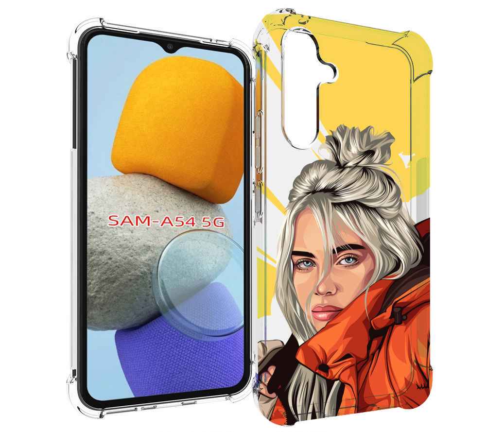 

Чехол MyPads билли-айлиш-в-куртке для Samsung Galaxy A54, Tocco