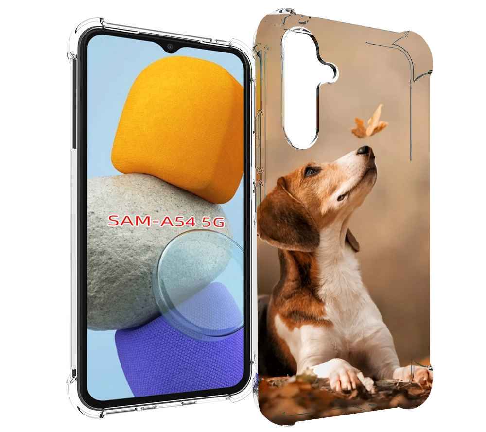 

Чехол MyPads бигль-собака для Samsung Galaxy A54, Tocco