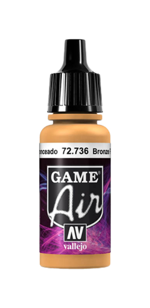 фото Краска для аэрографа vallejo game air 736-17ml. bronze fleshtone 72.736