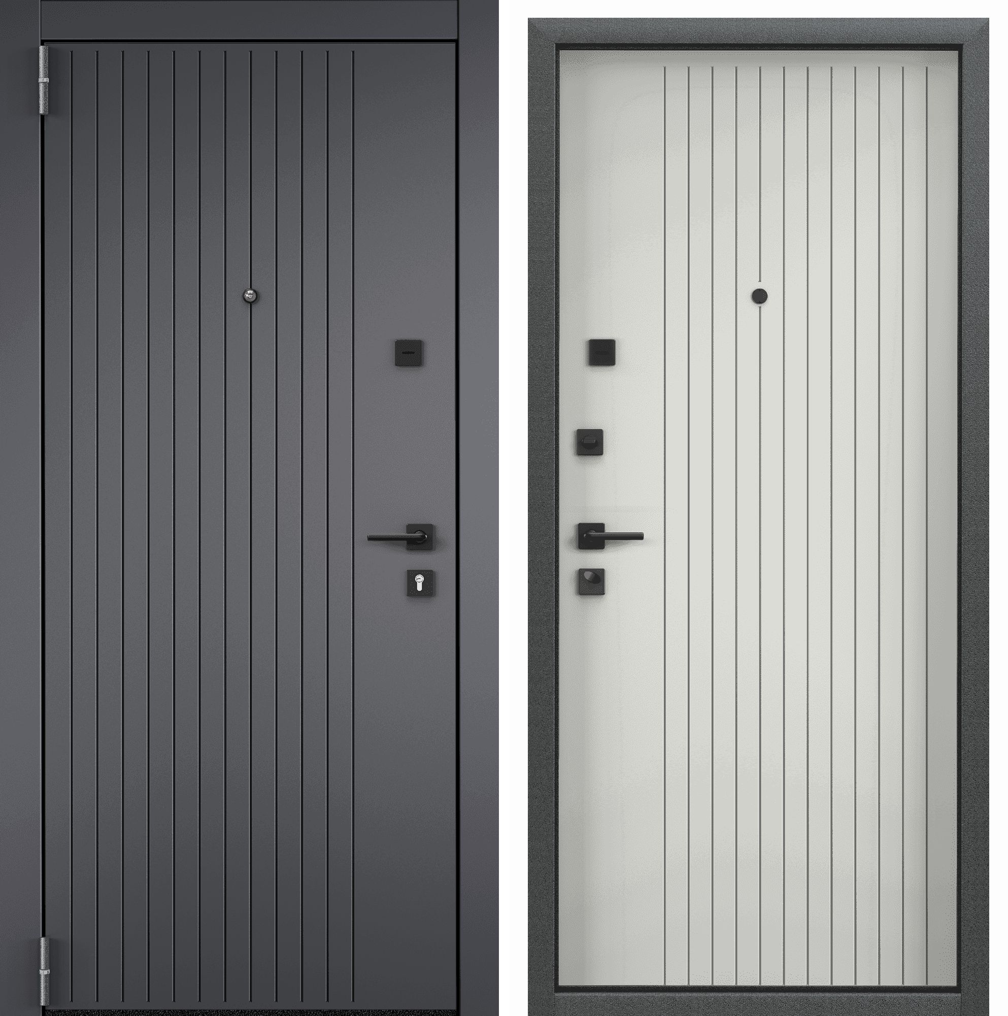 Дверь входная Torex для квартиры металлическая Comfort X 950х2050, левый, серый