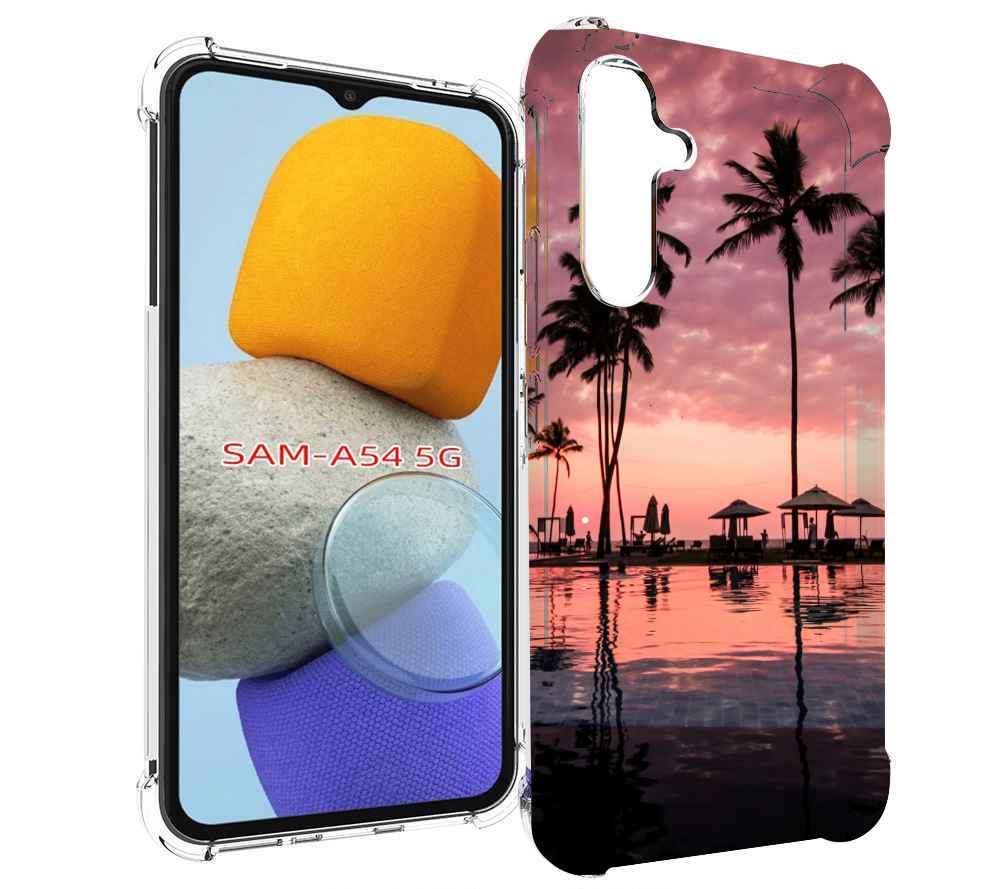 

Чехол MyPads бассейн на берегу моря для Samsung Galaxy A54, Tocco