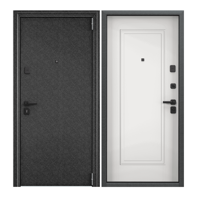 

Дверь входная Torex для квартиры металлическая Comfort X 860х2050, правый, черный, Comfort