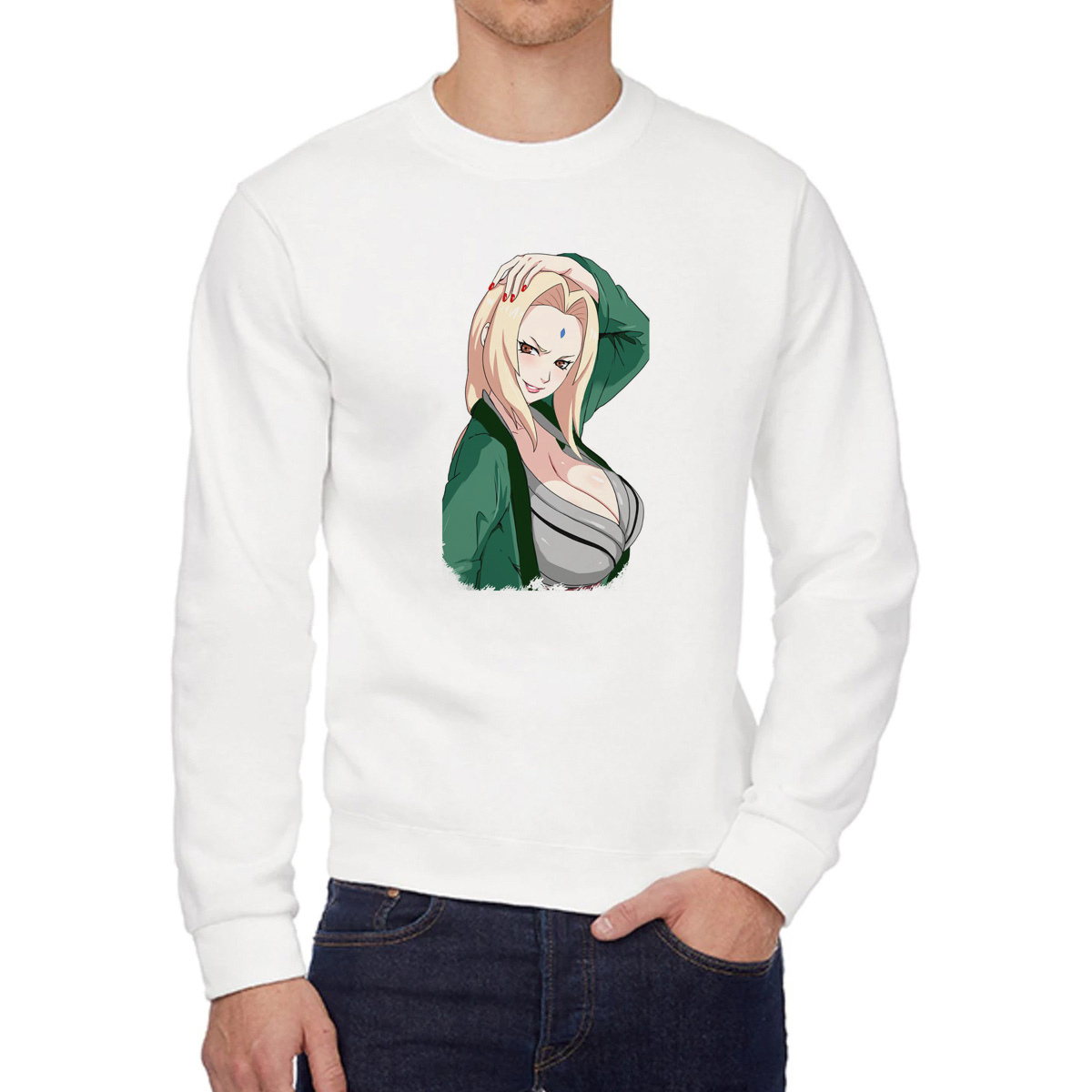 

Свитшот унисекс CoolPodarok W041265 белый 58 RU, 8W041265