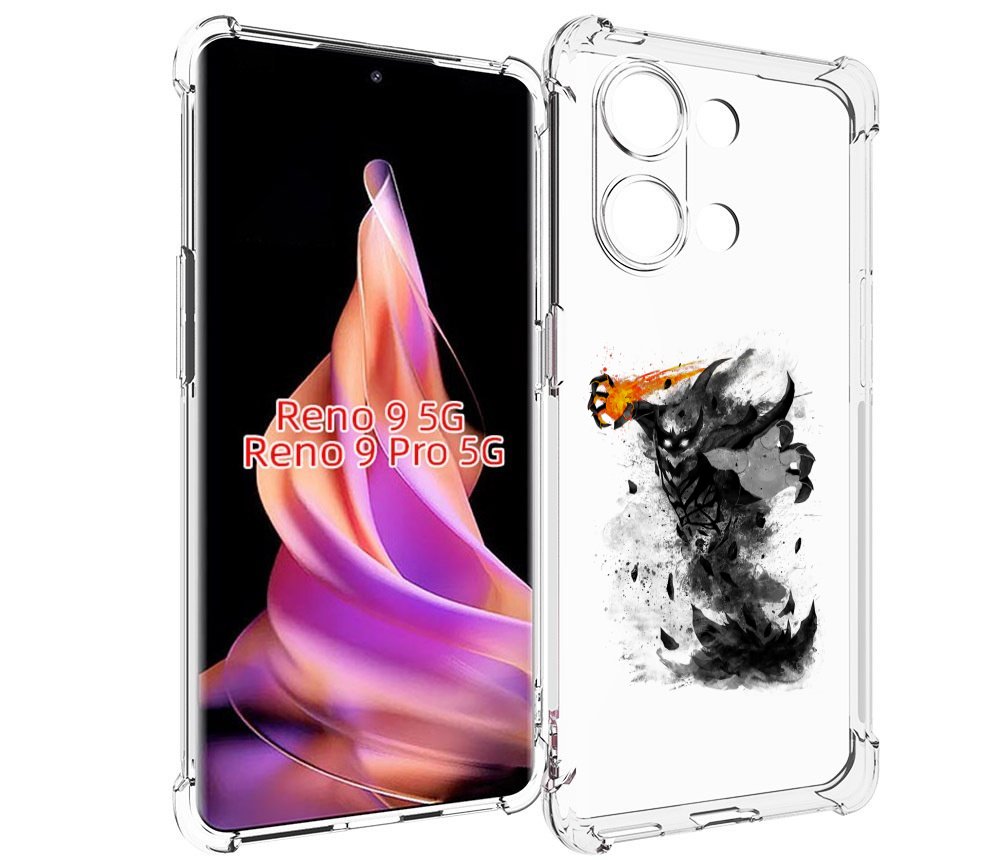 

Чехол MyPads nevermore черно белый для Oppo Reno 9/Reno 9 Pro, Прозрачный, Tocco