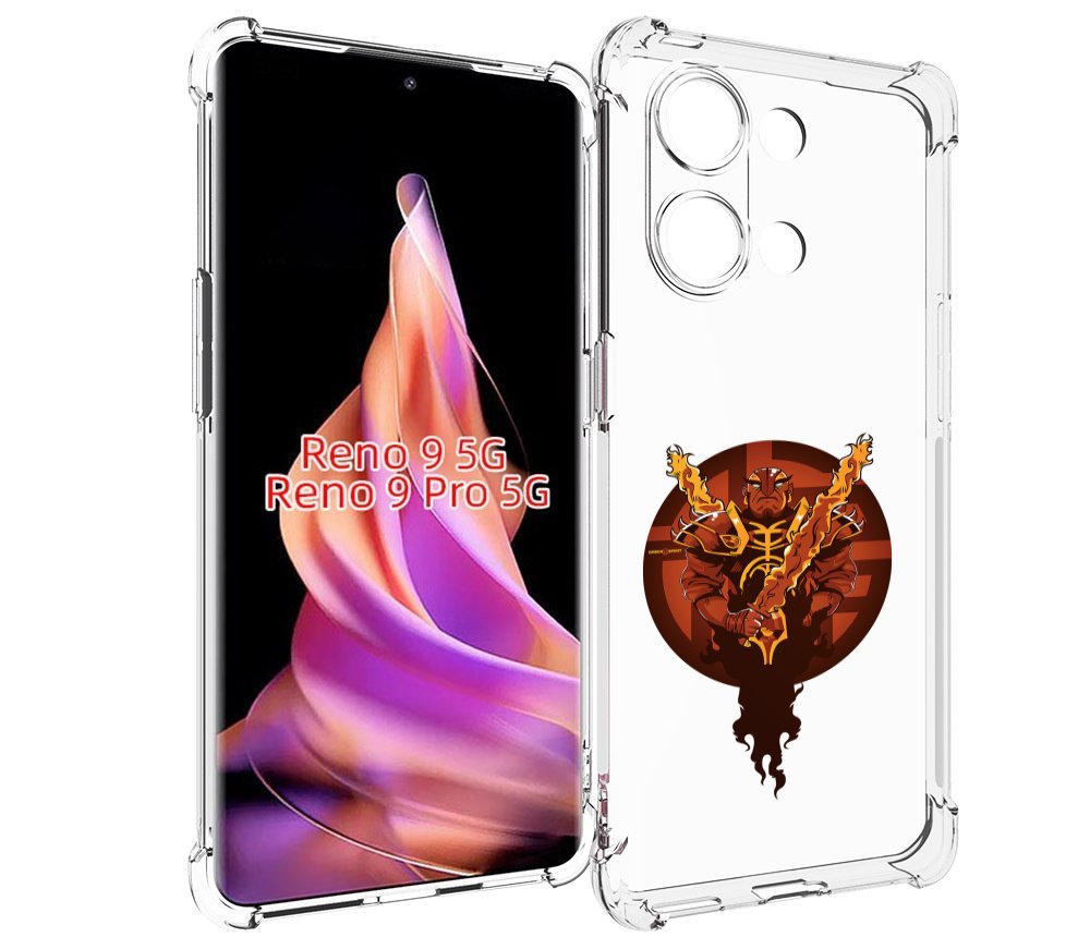

Чехол MyPads ember spirit для Oppo Reno 9/Reno 9 Pro, Прозрачный, Tocco