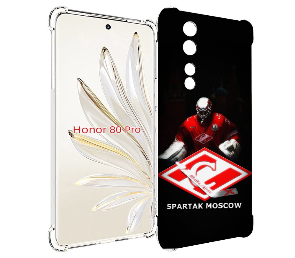 

Чехол MyPads спартак хоккеи мужской для Honor 80 Pro, Прозрачный, Tocco