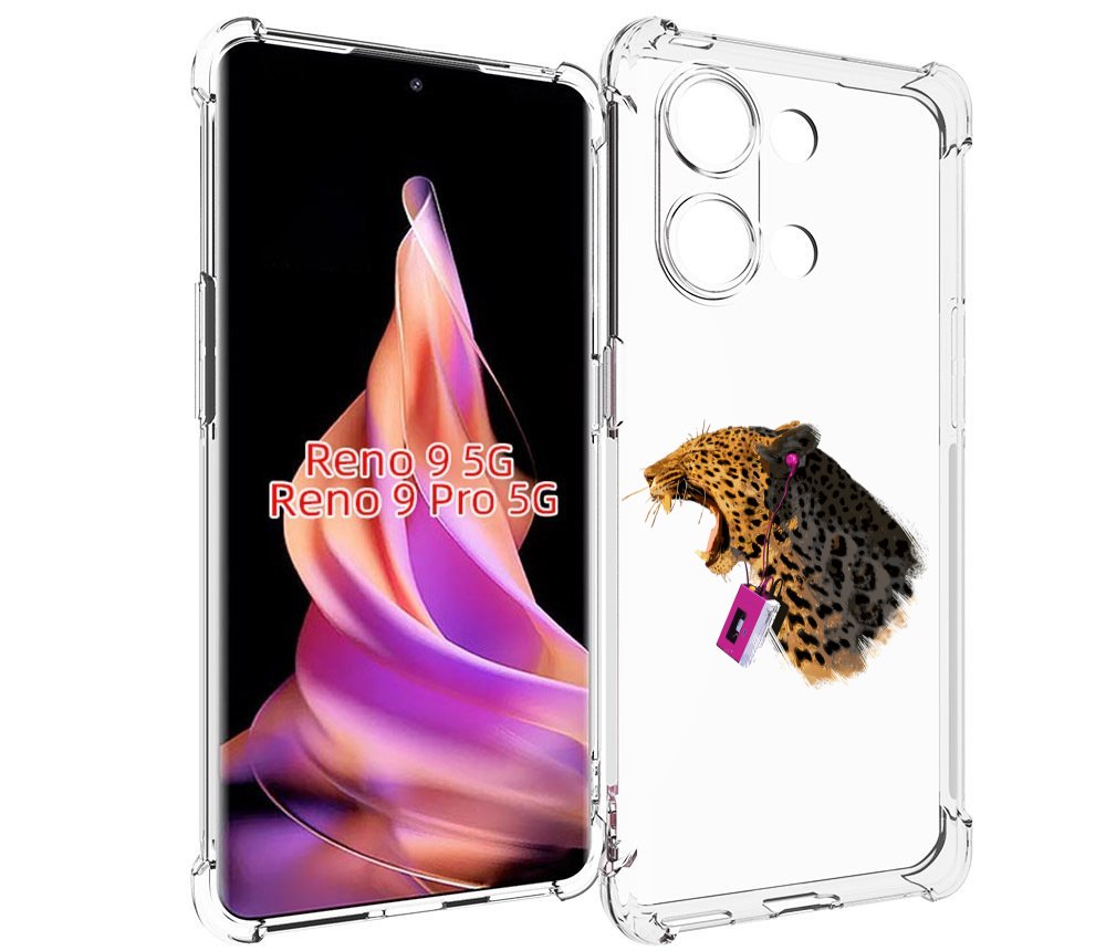 

Чехол MyPads MP3 для Oppo Reno 9/Reno 9 Pro, Прозрачный, Tocco