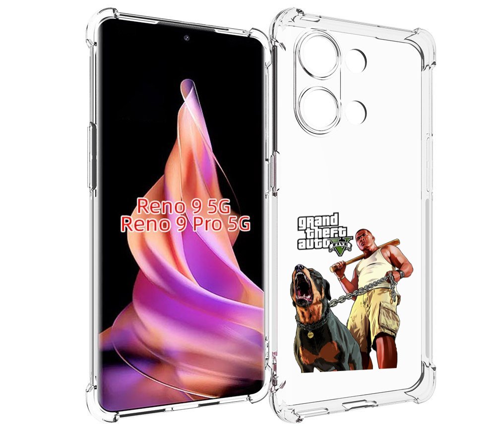 

Чехол MyPads GTA грозная собака для Oppo Reno 9/Reno 9 Pro, Прозрачный, Tocco