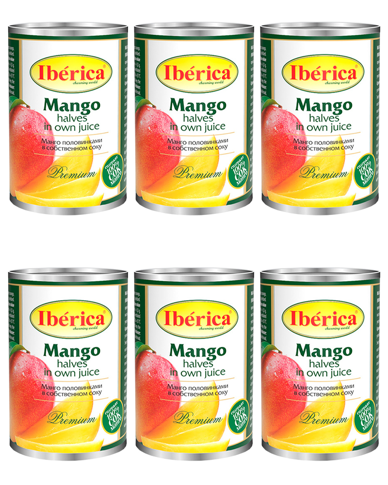 

Манго Ломтиками Iberica в Собственном Соку 425 мл - 6 шт