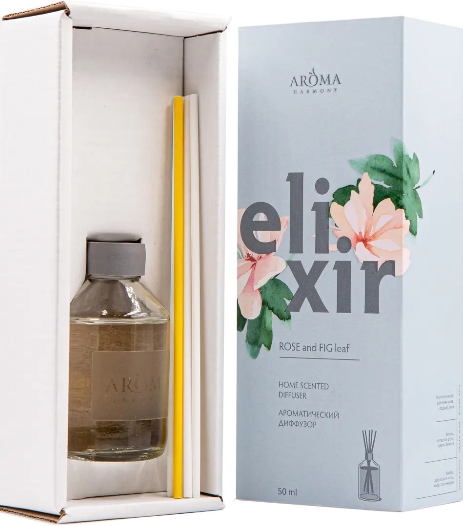 

Диффузор ароматический Aroma Harmony Elixir Rose and Figleaf 50 мл