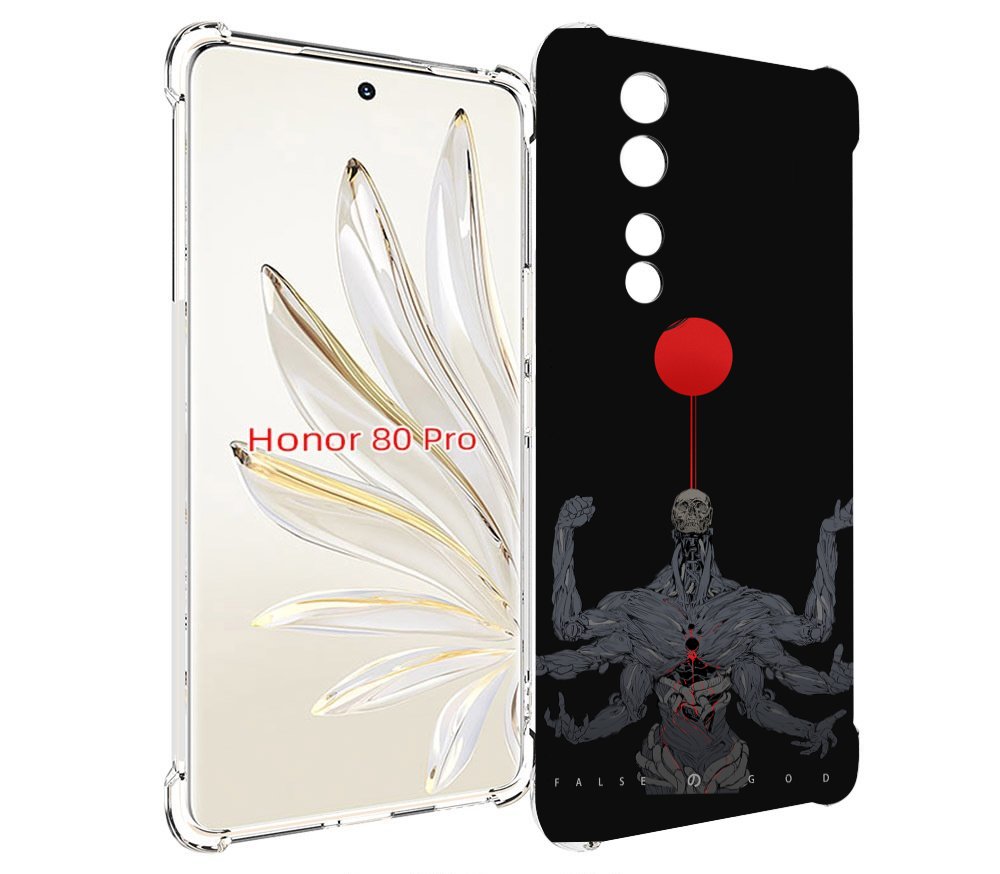 

Чехол MyPads скелет-с-6-руками для Honor 80 Pro, Прозрачный, Tocco