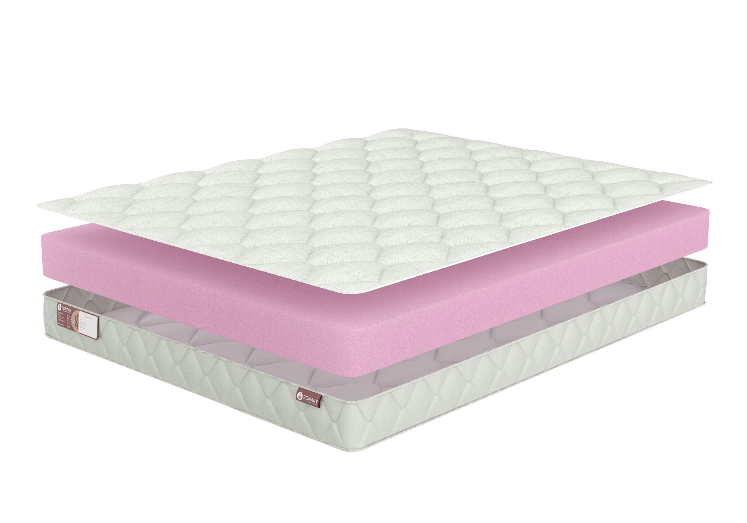 

Матрас Sonary Krems 220х220 серии Foam, Бежевый;белый;серый;серебристый, Krems