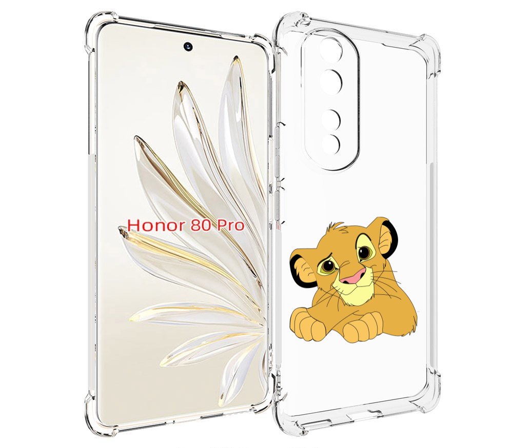 

Чехол MyPads симба-красивый для Honor 80 Pro, Прозрачный, Tocco