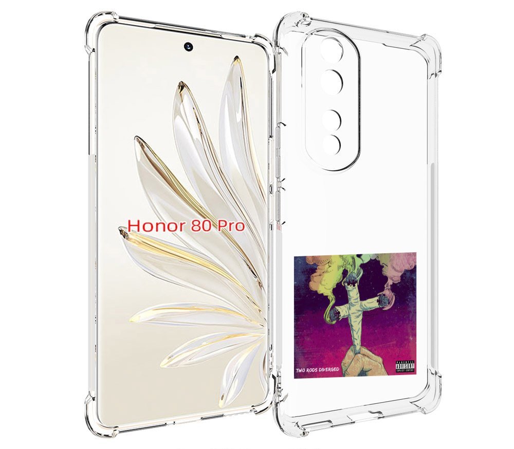 

Чехол MyPads сигаретный крест для Honor 80 Pro, Прозрачный, Tocco