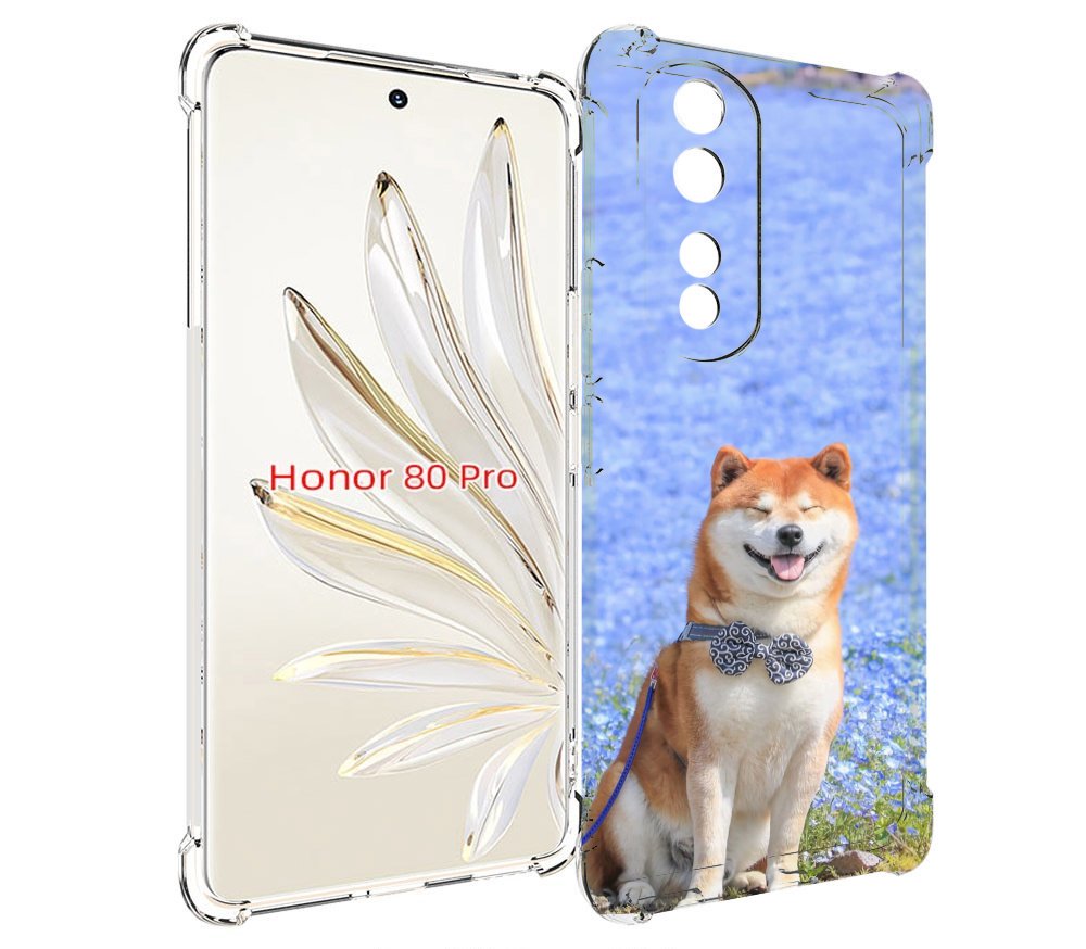 

Чехол MyPads сиба шиба ину 2 для Honor 80 Pro, Прозрачный, Tocco