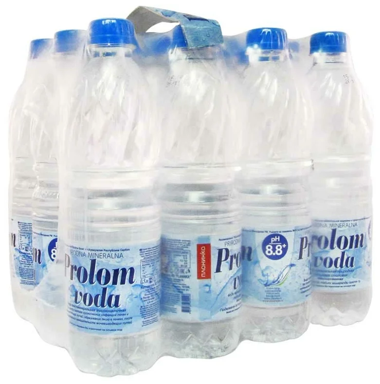 Вода минеральная лечебно-столовая Prolom voda (Пролом) 12 шт по 0,5 л ПЭТ
