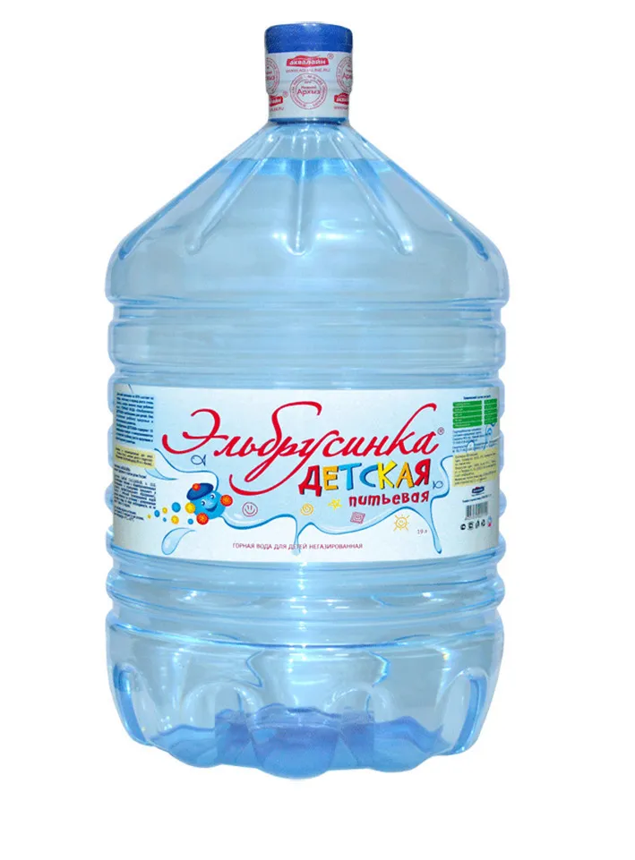 Вода питьевая детская Эльбрусинка 19л в разовой таре