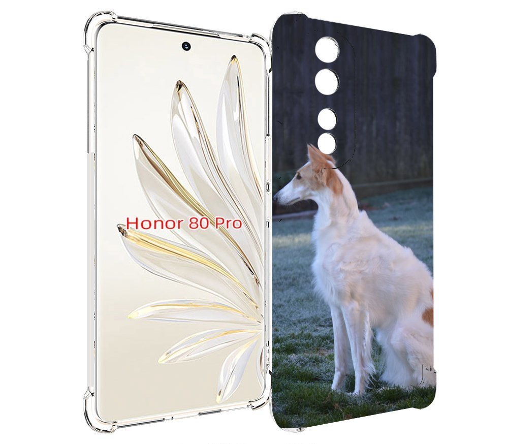

Чехол MyPads русская псовая борзая для Honor 80 Pro, Прозрачный, Tocco