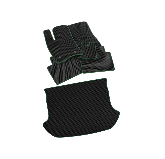 

EVA коврики для Mitsubishi Outlander XL 2005-2013 с сабом AM31011R темно-зеленый, Outlander