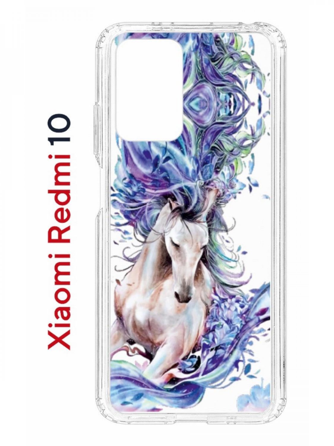 фото Чехол на xiaomi redmi 10/10 prime kruche print грация,противоударный бампер с принтом кruче