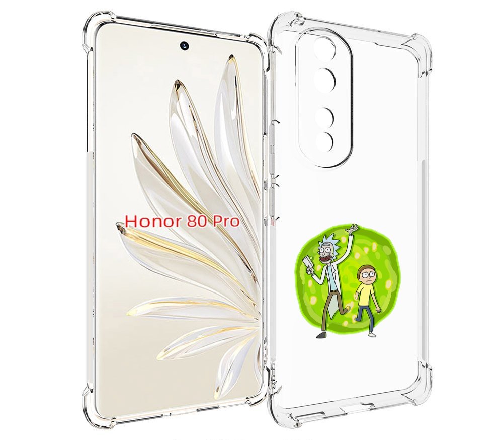 

Чехол MyPads рик-и-морти-в-кружке для Honor 80 Pro, Прозрачный, Tocco