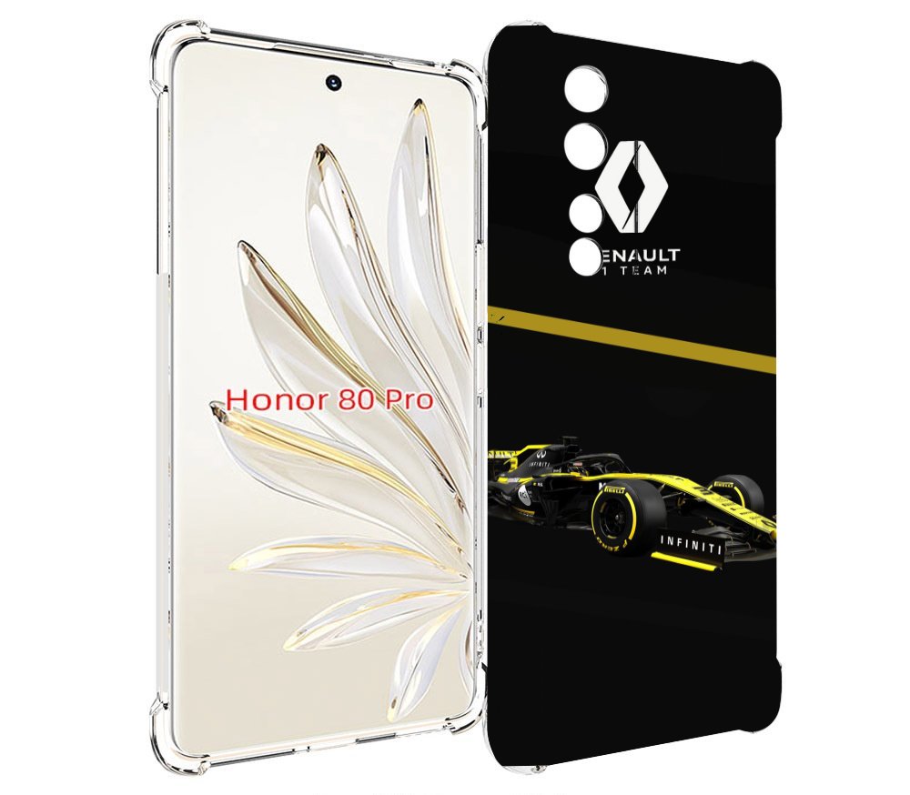 

Чехол MyPads рено renault 2 для Honor 80 Pro, Прозрачный, Tocco