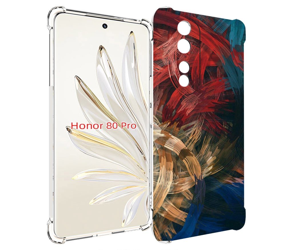 

Чехол MyPads раскрашенная медь для Honor 80 Pro, Прозрачный, Tocco