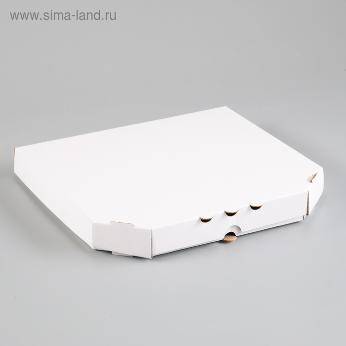 

Упаковка для пиццы, белая, 25,5 х 25,5 х 3 см(10 шт.)