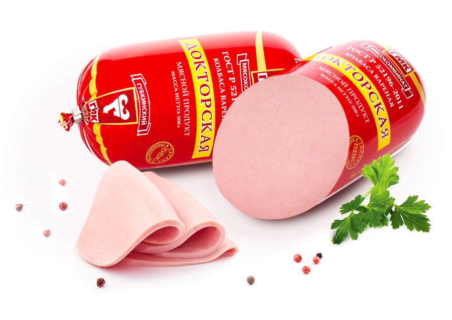 

Колбаса Губкинский мясокомбинат Докторская вареная