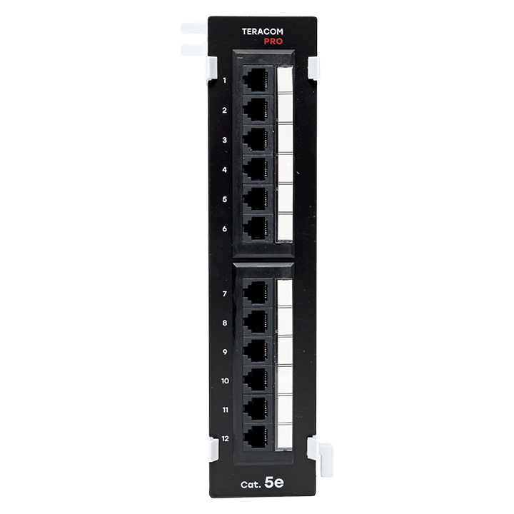 

Патч-панель настенная кат.5e неэкранированная UTP 12 портов RJ-45 Dual IDC TeraLINK PRO EK, Черный