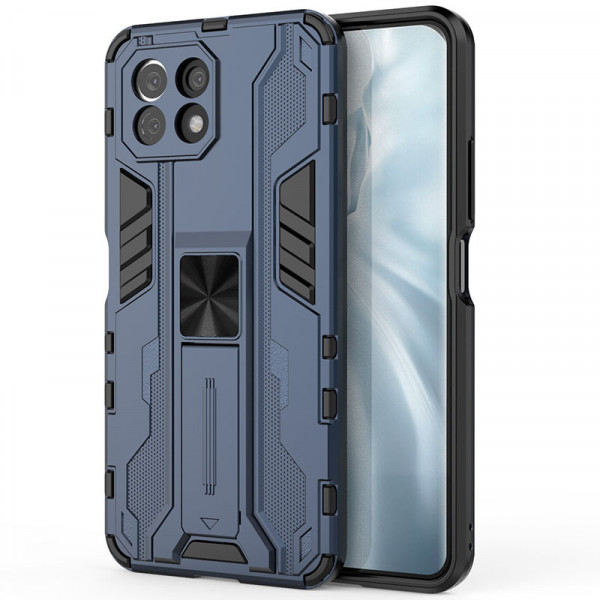 

Противоударный чехол-подставка Epik Galvatron для Xiaomi Mi 11 Lite / 11 Lite NE, Синий