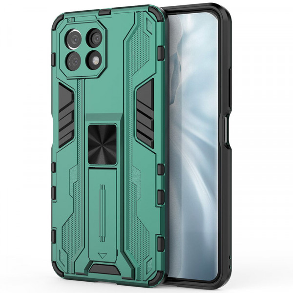 

Противоударный чехол-подставка Epik Galvatron для Xiaomi Mi 11 Lite / 11 Lite NE, Зеленый