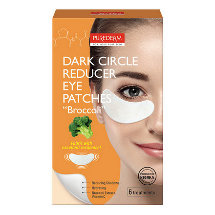 

Патчи для области вокруг глаз Purederm, Broccoli, 6 шт.