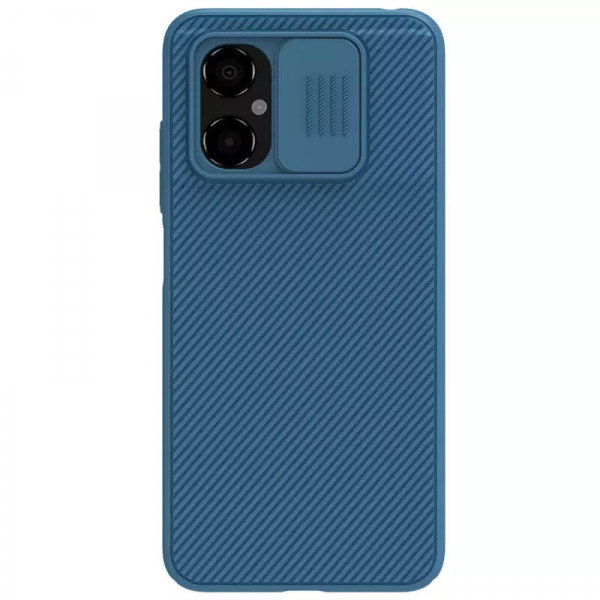 

Пластиковый чехол Nillkin CamShield с защитой камеры для Poco M4 5G, Синий