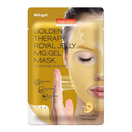 Маска для лица Purederm, Golden Therapy Royal Jelly, 23 г